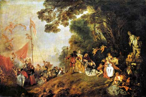 Antoine Watteau: Einschiffung nach Kythira